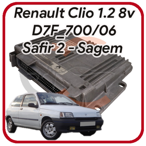 Centralina Motore Clio 2 1.2 8v Benzina Sagem Safir2 35Pin-55Pin
